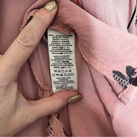 FREE PEOPLE | LENA | FLORAL | BUTTON DOWN | DRESS | SZ XS - Picture 9 of 9